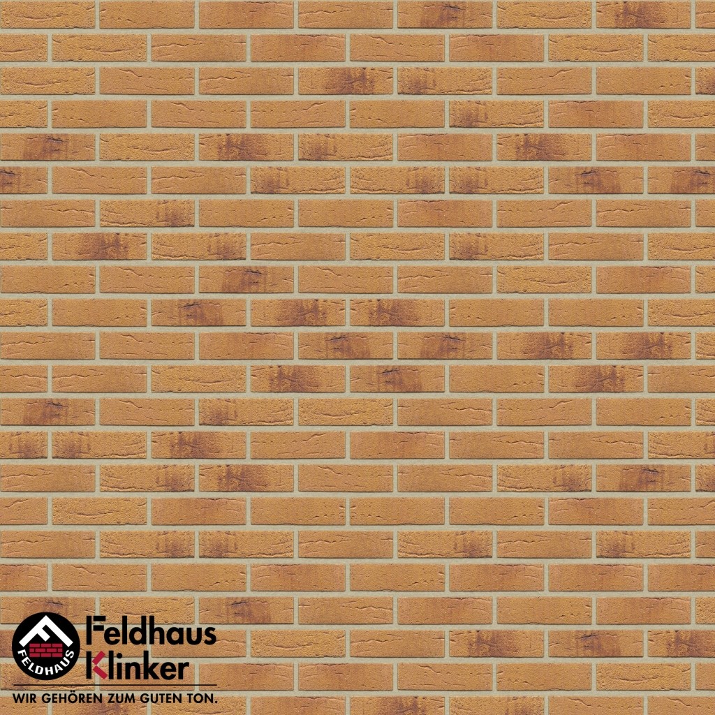 Фасадная плитка ручной формовки Feldhaus Klinker R287 Armari vivo rustico aubergine NF14, 240*14*71 мм